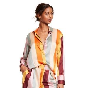 Fe Noel target striped blouse